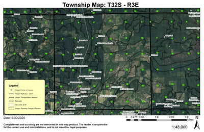 Prospect T32S R3E Township Map Preview 1