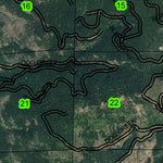 Fredenburg Butte T34S R2E Township Map Preview 2
