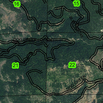 Fredenburg Butte T34S R2E Township Map Preview 2