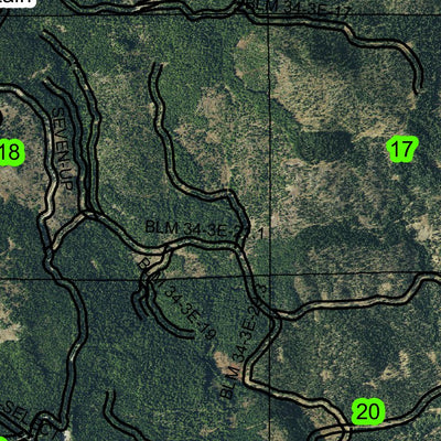 Fredenburg Butte T34S R2E Township Map Preview 3