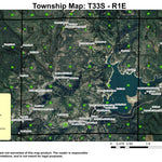 Lost Creek Reservoir T33S R1E Township Map Preview 1