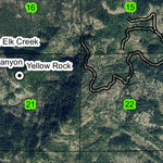 Lost Creek Reservoir T33S R1E Township Map Preview 2