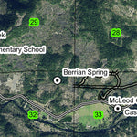 Lost Creek Reservoir T33S R1E Township Map Preview 3