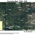 Red Blanket Mountain T32S R4E Township Map Preview 1