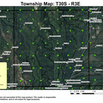 Anderson Mountain T30S R3E Township Map Preview 1