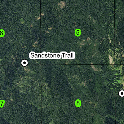 Anderson Mountain T30S R3E Township Map Preview 3