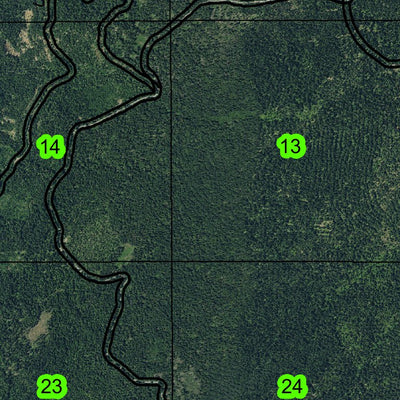 Natural BridgeT31S R3E Township Map Preview 3