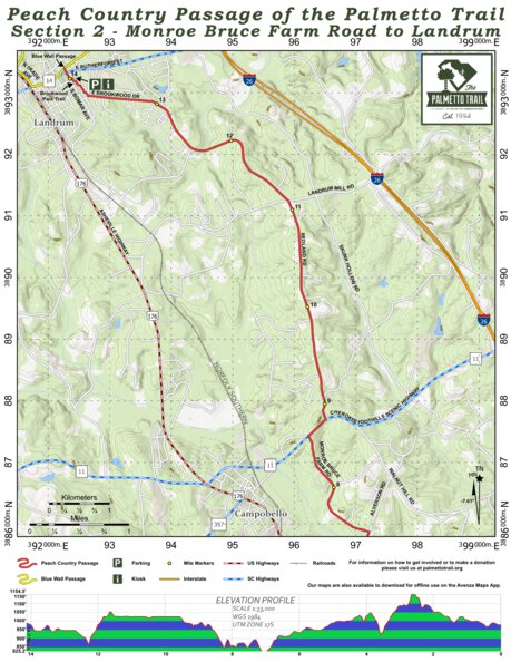 Peach Country Passage of the Palmetto Trail (Section 2) Preview 1