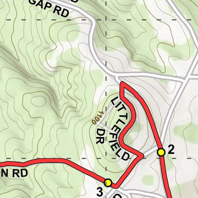 Peach Country Passage of the Palmetto Trail (Map Bundle) Preview 2