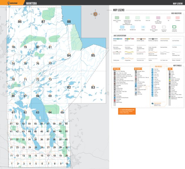 Manitoba Backroad Mapbooks - Map Legend by Backroad Mapbooks | Avenza Maps