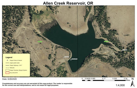 Allen Creek Reservoir, Oregon Preview 1