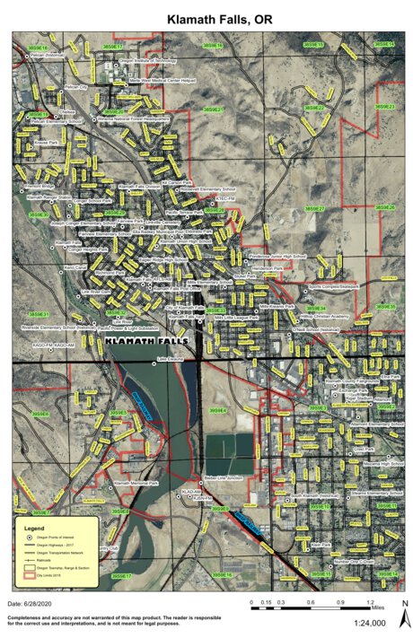 Klamath Falls N, Oregon Preview 1