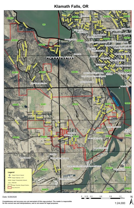Klamath Falls SW, Oregon Preview 1