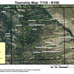 Alder Creek T11S R10E Township Map Preview 1