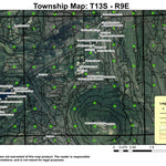 Black Butte T13S R9E Township Map Preview 1