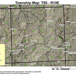 Cherry Creek T9S R19E Township Map Preview 1