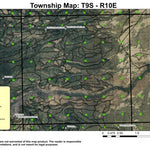Boulder Creek T9S R10E Township Map Preview 1