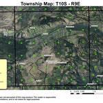 Camp Creek Reservoir T10S R9E Township Map Preview 1