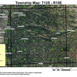 Grandview Division T12S R10E Township Map Preview 1