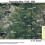Bear Valley T12S R8E Township Map Preview 1