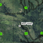 Bear Valley T12S R8E Township Map Preview 2