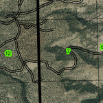 Fly Lake T12S R11E Township Map Preview 3