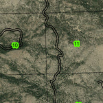 Grizzly Mountain T13S R15E Township Map Preview 3