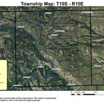 White Water River T10S R10E Township Map Preview 1