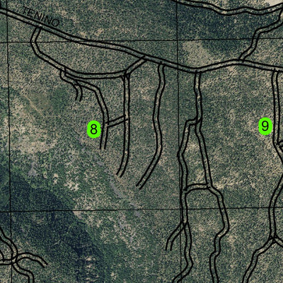 White Water River T10S R10E Township Map Preview 3