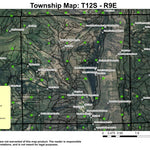 Wizard Falls T12S R9E Township Map Preview 1
