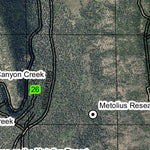 Wizard Falls T12S R9E Township Map Preview 3