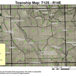 McMeen Creek T12S R14E Township Map Preview 1