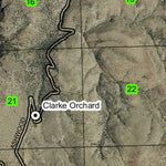 Rye Grass Spring T10S R16E Township Map Preview 2
