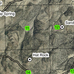 Rye Grass Spring T10S R16E Township Map Preview 3