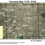 School Hollow T13S R14E Township Map Preview 1