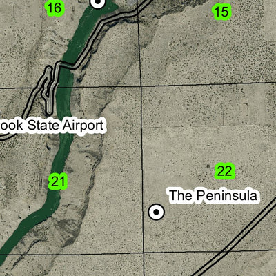 Deschutes Canyon T12S R12E Township Map Preview 2