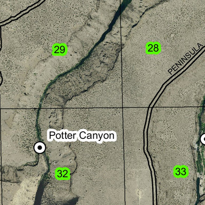 Deschutes Canyon T12S R12E Township Map Preview 3