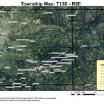 Suttle Lake T13S R8E Township Map Preview 1