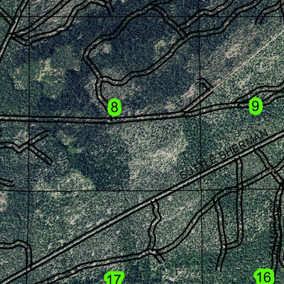 Suttle Lake T13S R8E Township Map Preview 3