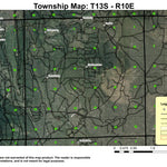 Little Akawa Butte T13S R10E Township Map Preview 1