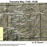 Sandrock Mountain T10S R19E Township Map Preview 1