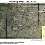 Squaw Flat Ranch T13S R11E Township Map Preview 1
