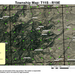 Stephenson Mountain T11S R19E Township Map Preview 1