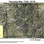 Thompson Peak T10S R17E Township Map Preview 1