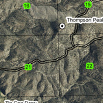 Thompson Peak T10S R17E Township Map Preview 2