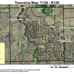 Whychus Creek T13S R12E Township Map Preview 1