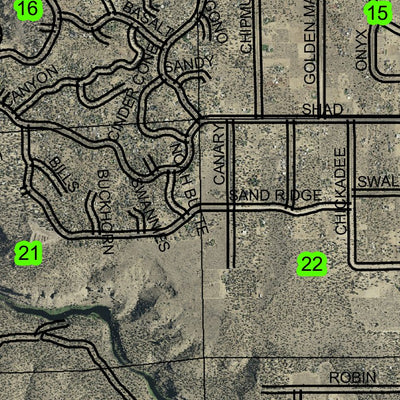 Whychus Creek T13S R12E Township Map Preview 2