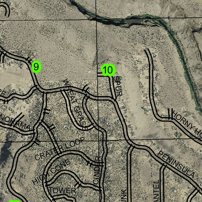 Whychus Creek T13S R12E Township Map Preview 3