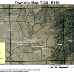 Morrow Ranch T12S R15E Township Map Preview 1