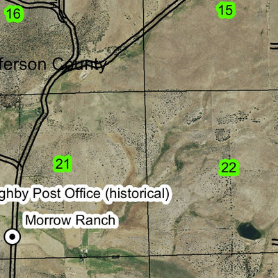 Morrow Ranch T12S R15E Township Map Preview 2